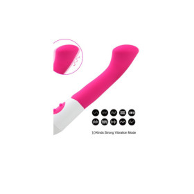 Vibromasseur rose tête plate spécial point G 